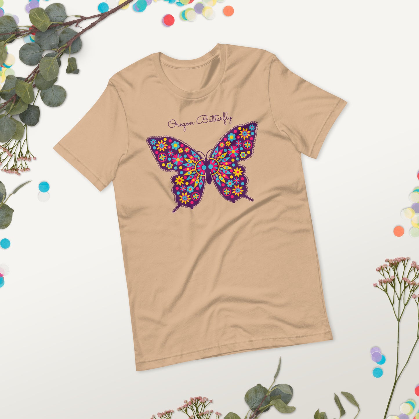 Oregon Butterfly - Unisex t-shirt