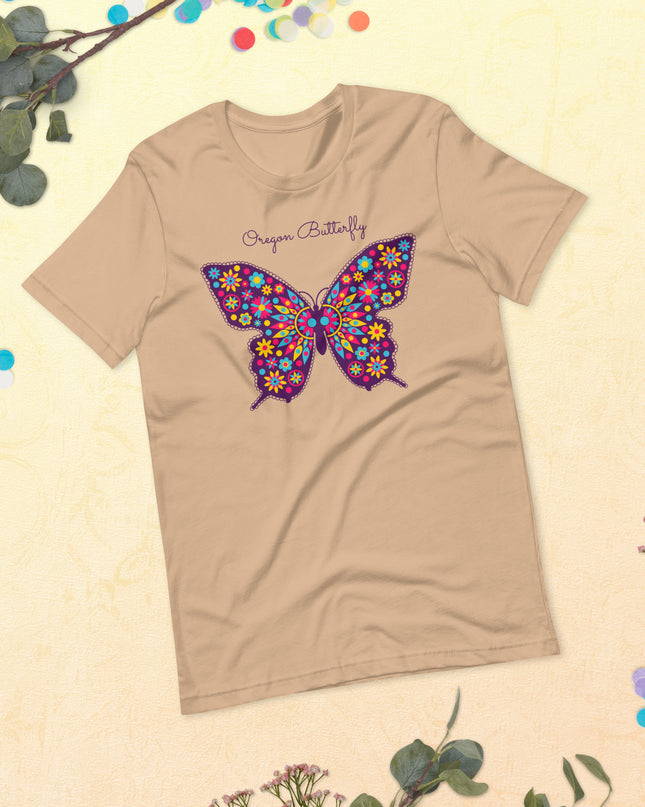 Oregon Butterfly - Unisex t-shirt