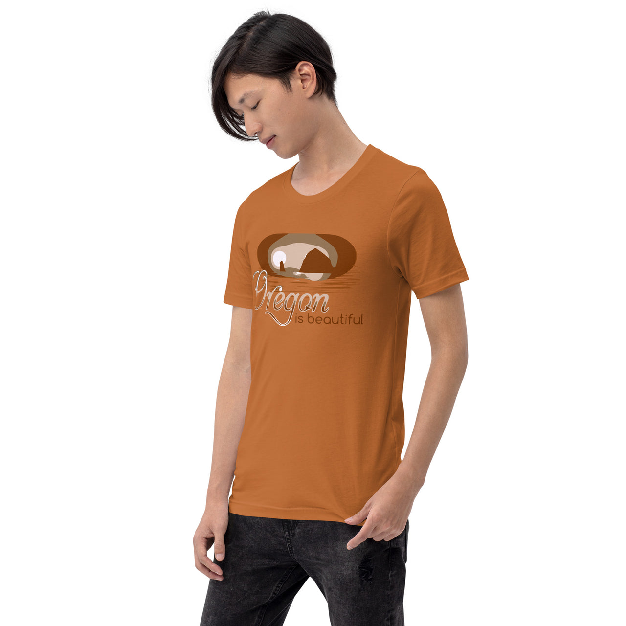 Oregon is Beautiful/Haystack Rock - Unisex t-shirt
