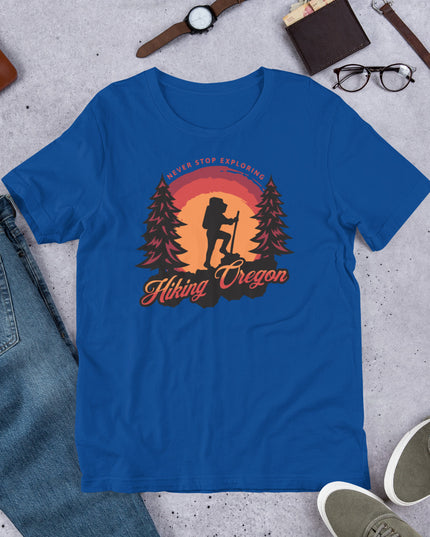 Hiking Oregon/2 - Unisex t-shirt