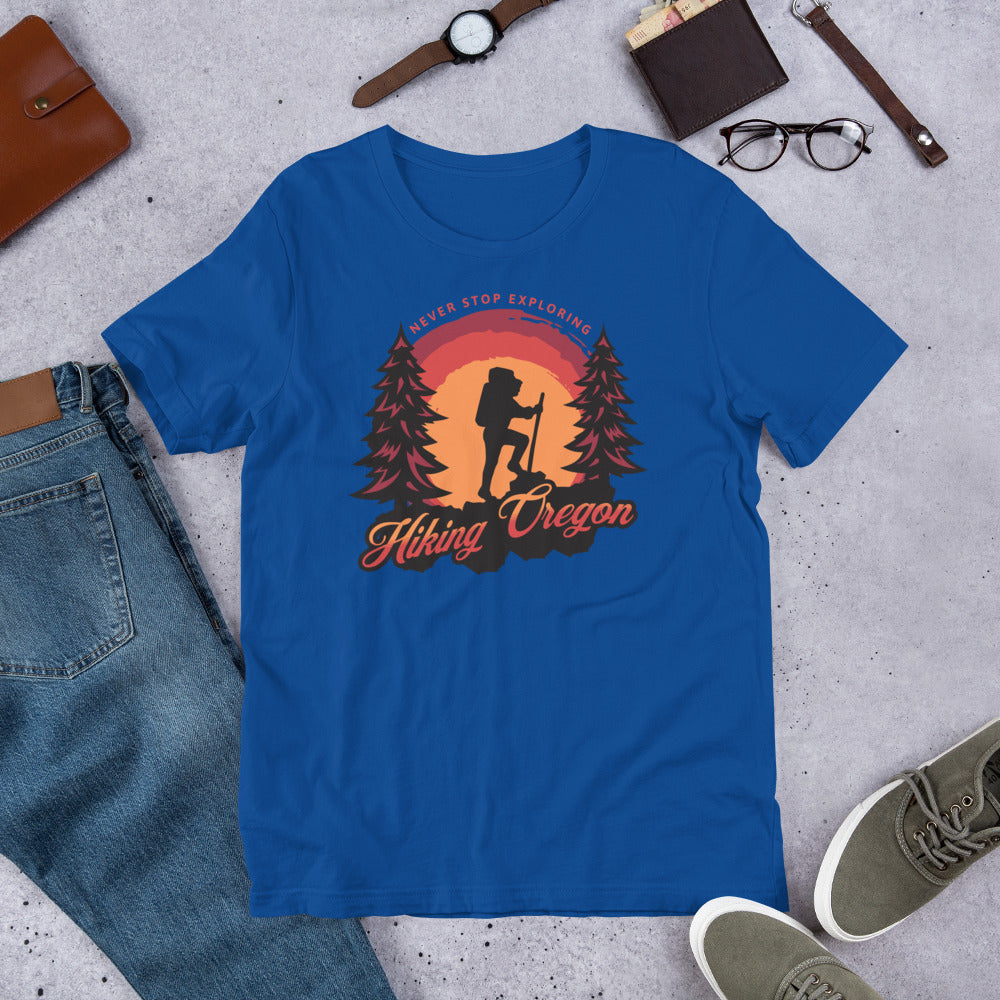 Hiking Oregon/2 - Unisex t-shirt