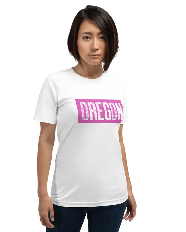 Oregon in Pink - Unisex t-shirt