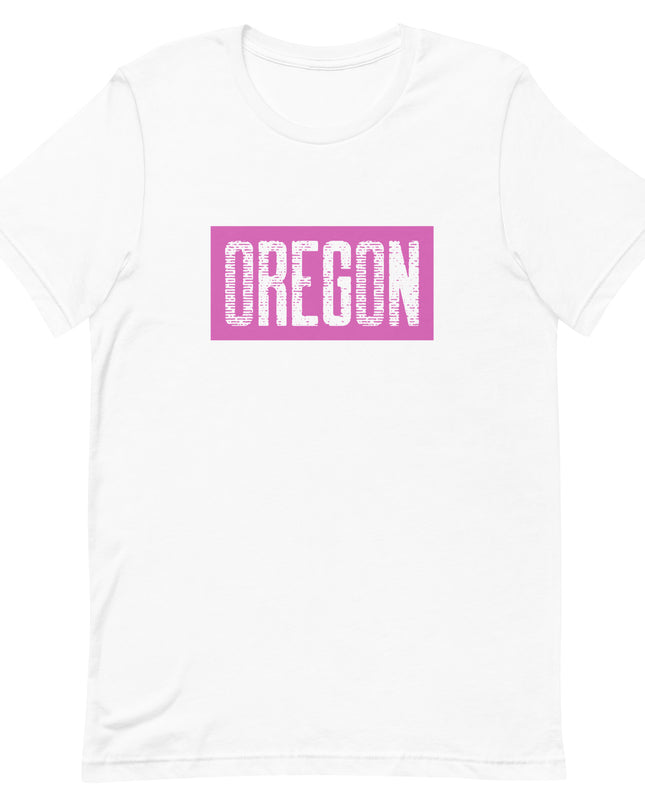 Oregon in Pink - Unisex t-shirt