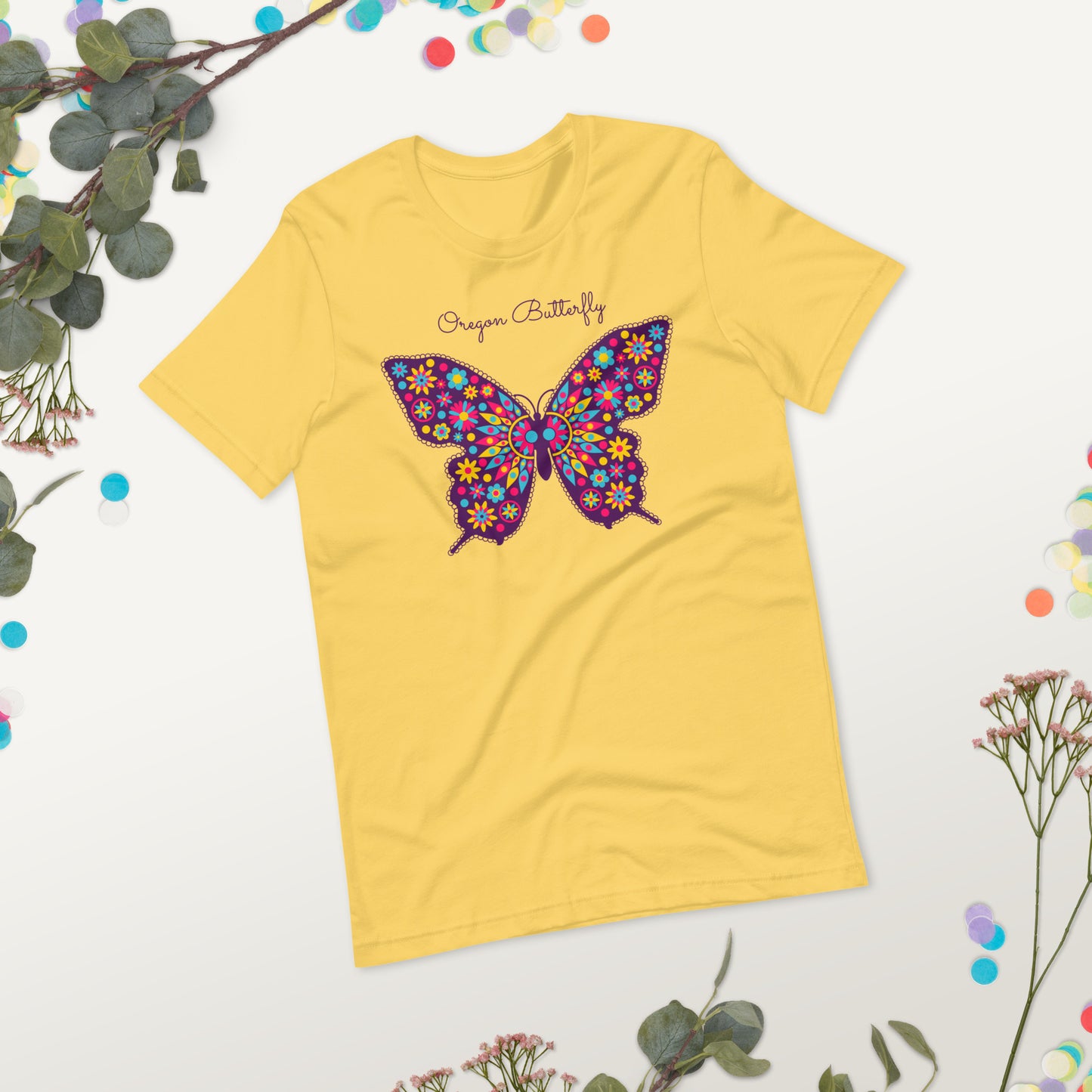 Oregon Butterfly - Unisex t-shirt
