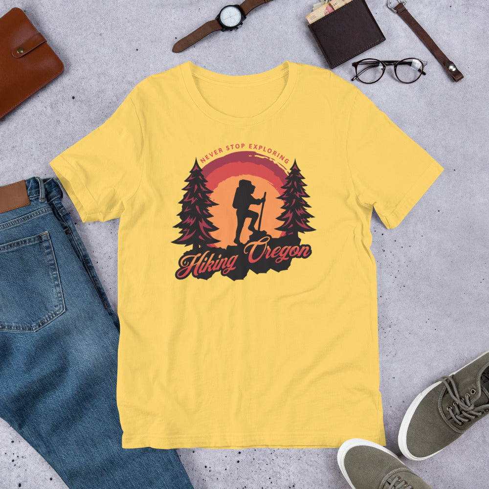 Hiking Oregon/2 - Unisex t-shirt