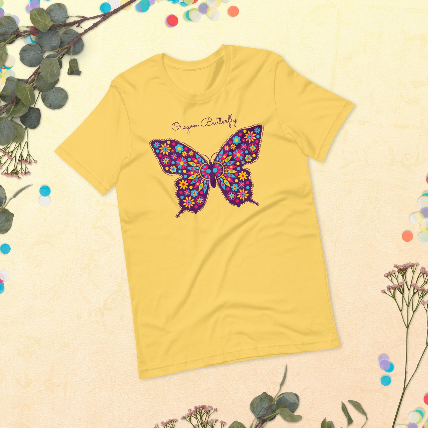 Oregon Butterfly - Unisex t-shirt