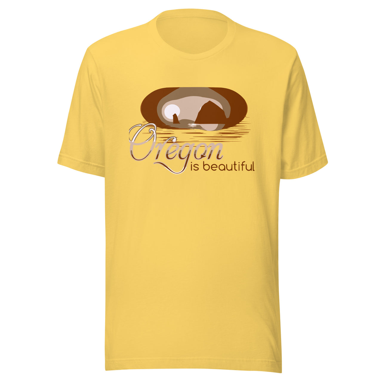 Oregon is Beautiful/Haystack Rock - Unisex t-shirt
