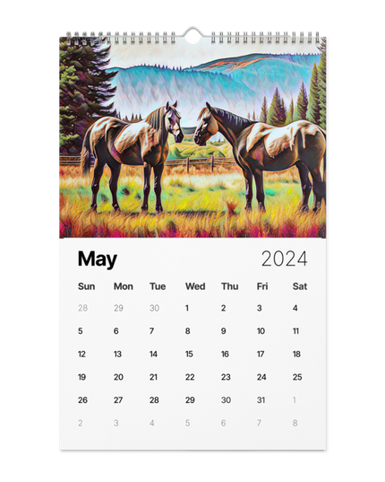 Oregon - Digital Art - Wall calendar (2024)