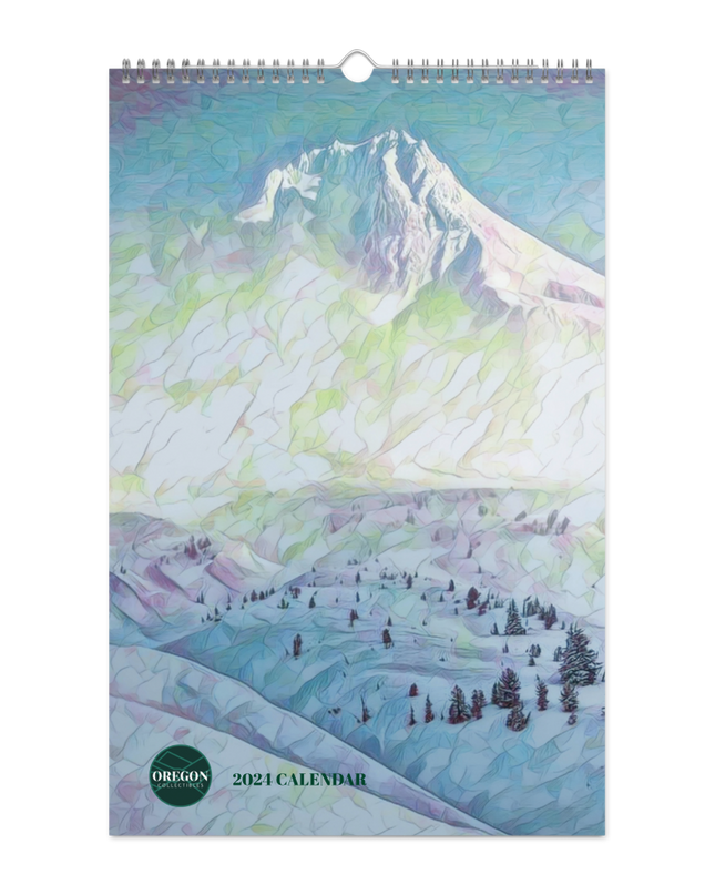 Oregon - Digital Art - Wall calendar (2024)