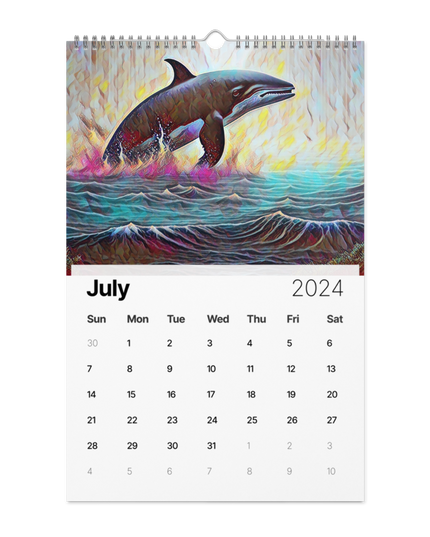 Oregon - Digital Art - Wall calendar (2024)
