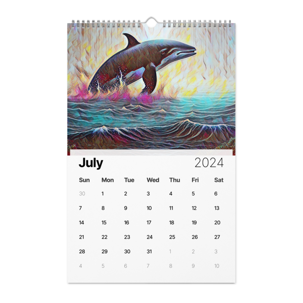 Oregon - Digital Art - Wall calendar (2024)