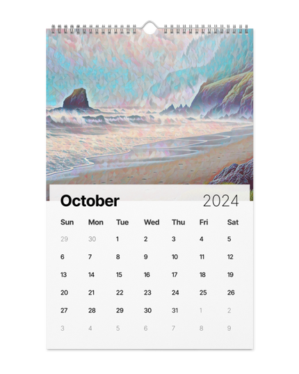 Oregon - Digital Art - Wall calendar (2024)