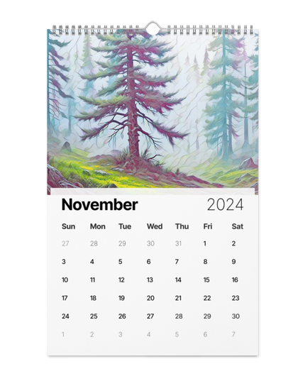 Oregon - Digital Art - Wall calendar (2024)