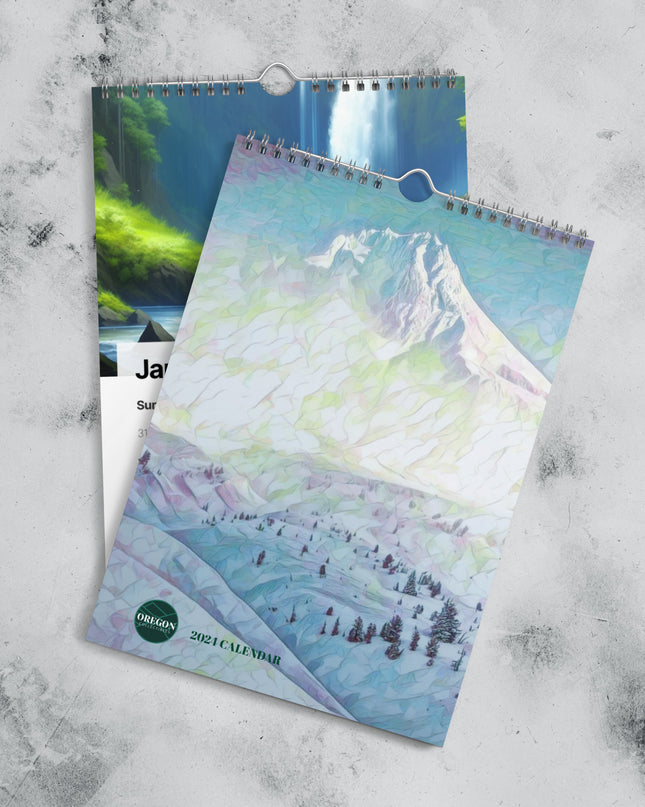 Oregon - Digital Art - Wall calendar (2024)