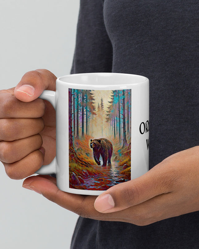Wild Oregon - White glossy mug