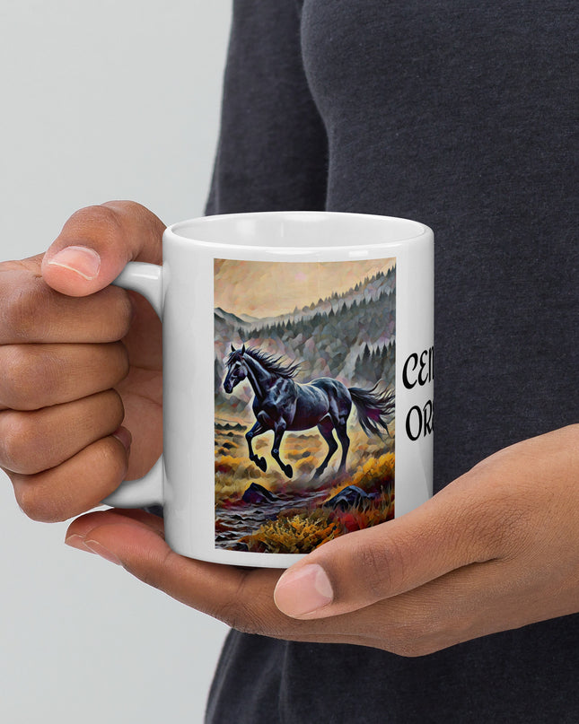 Central Oregon - White glossy mug