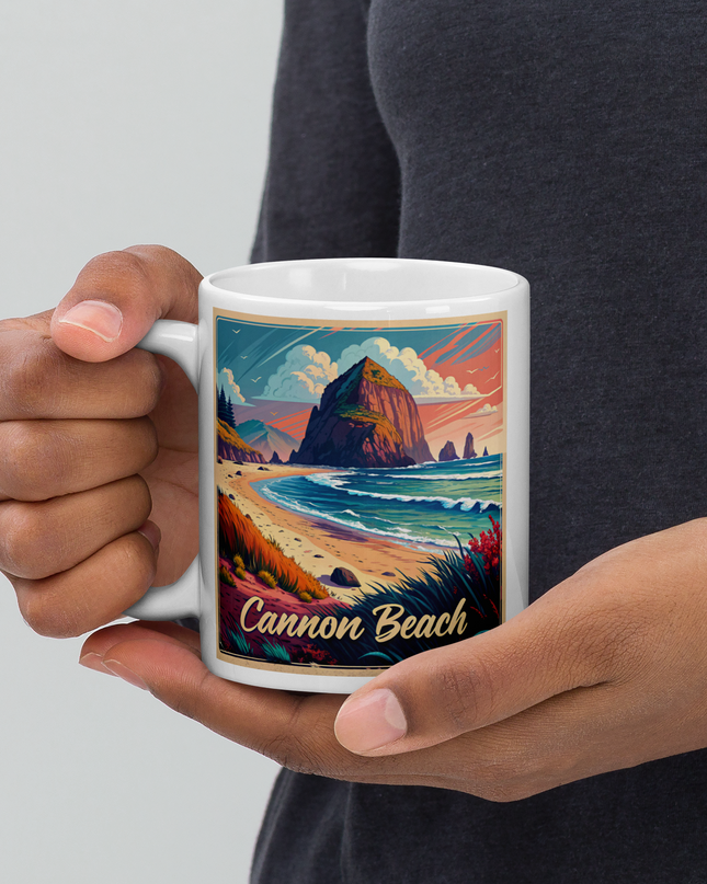 Cannon Beach - glossy mug