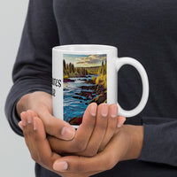 Thumbnail for Deschutes River - White glossy mug
