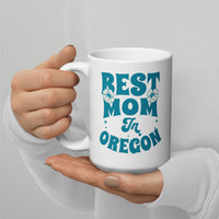 Thumbnail for Best Mom in Oregon - White glossy mug