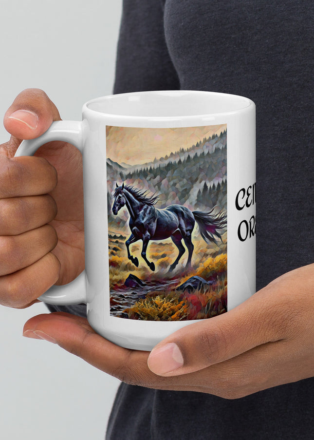 Central Oregon - White glossy mug