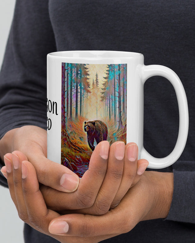 Wild Oregon - White glossy mug