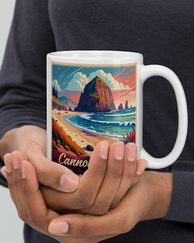 Cannon Beach - glossy mug