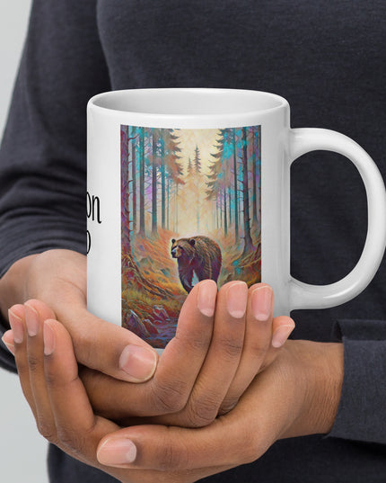 Wild Oregon - White glossy mug