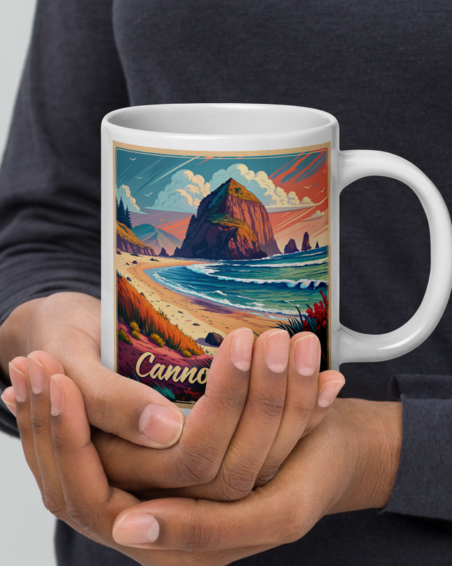 Cannon Beach - glossy mug