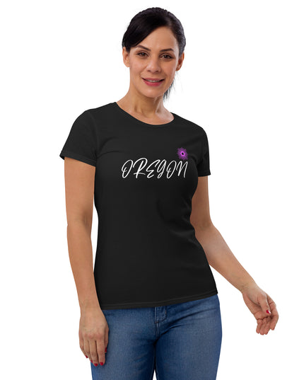 Oregon Star/Pink - Women's short sleeve t-shirt