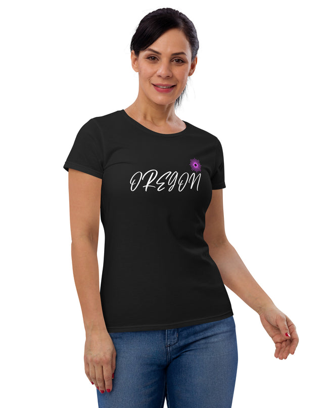 Oregon Star/Pink - Women's short sleeve t-shirt