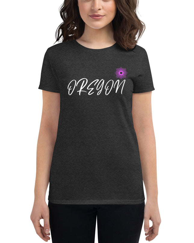 Oregon Star/Pink - Women's short sleeve t-shirt