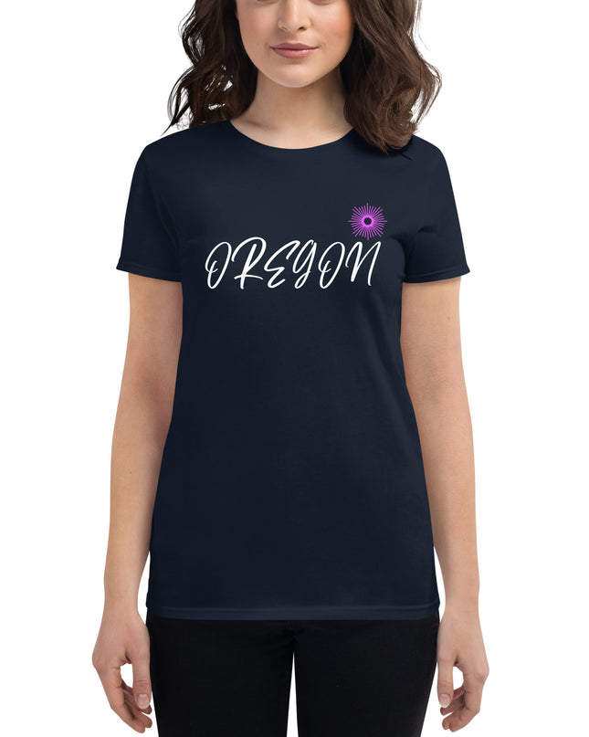 Oregon Star/Pink - Women's short sleeve t-shirt
