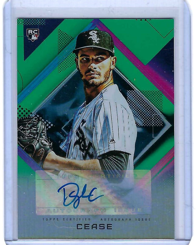 Dylan Cease  - 2020 Topps Fire RC AUTO Green Parallel