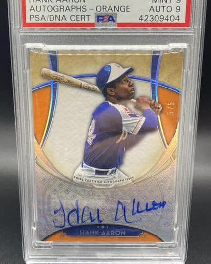 HANK AARON AUTO - TOPPS - COMING SOON