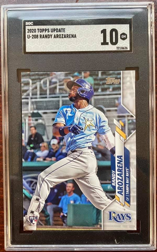 RANDY AROZARENA - 2020 TOPPS UPDATE #U-208 - RC SGC 10