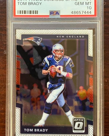 TOM BRADY - 2017 PANINI DONRUSS OPTIC #1 - PSA10