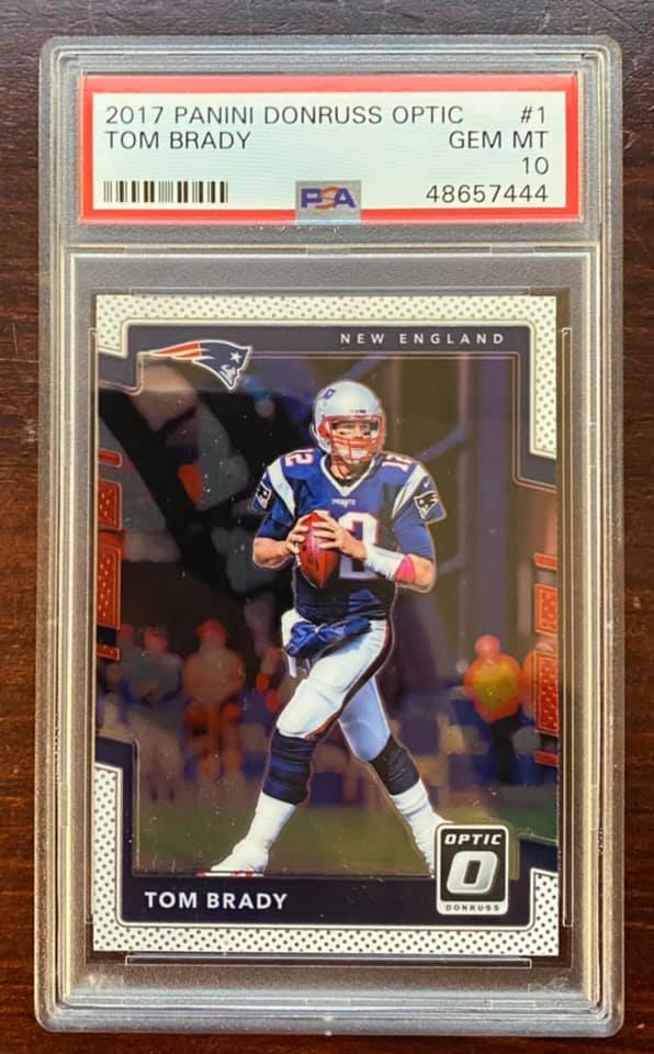 TOM BRADY - 2017 PANINI DONRUSS OPTIC #1 - PSA10