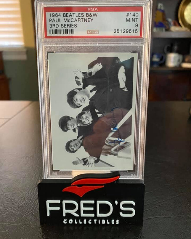 PAUL McCARTNEY - 1964 BEATELS B&W 3RD SERIES #140 - PSA 9