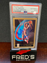 Thumbnail for CLYDE DREXLER -  1990 SKYBOX - AUTHENTIC AUTO - PSA/DNA CERTIFIED
