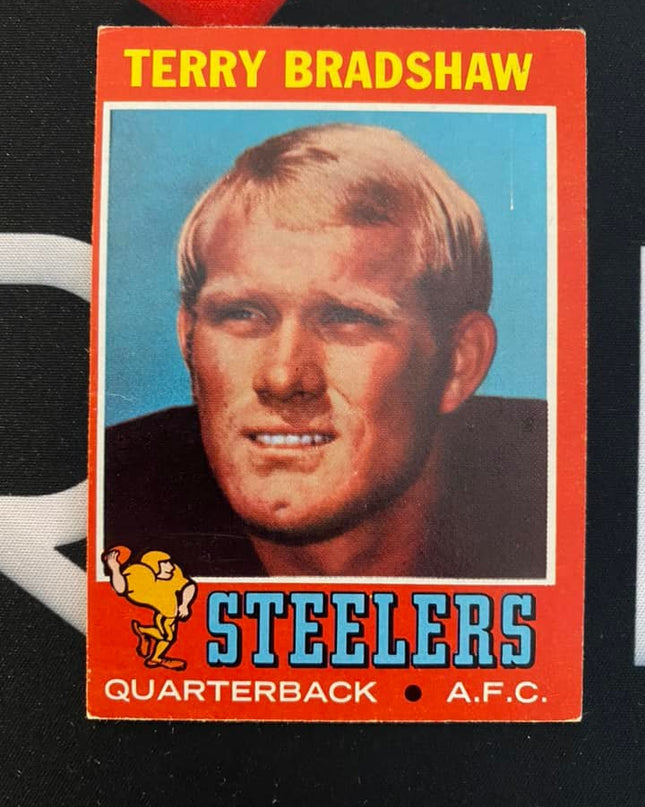 TERRY BRADSHAW - 1970 TOPPS ROOKIE CARD #156 RC HOF!