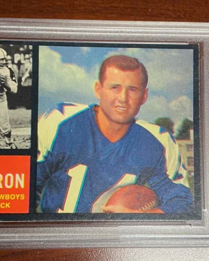 EDDIE LEBARON - 1962 TOPPS #38 - PSA7