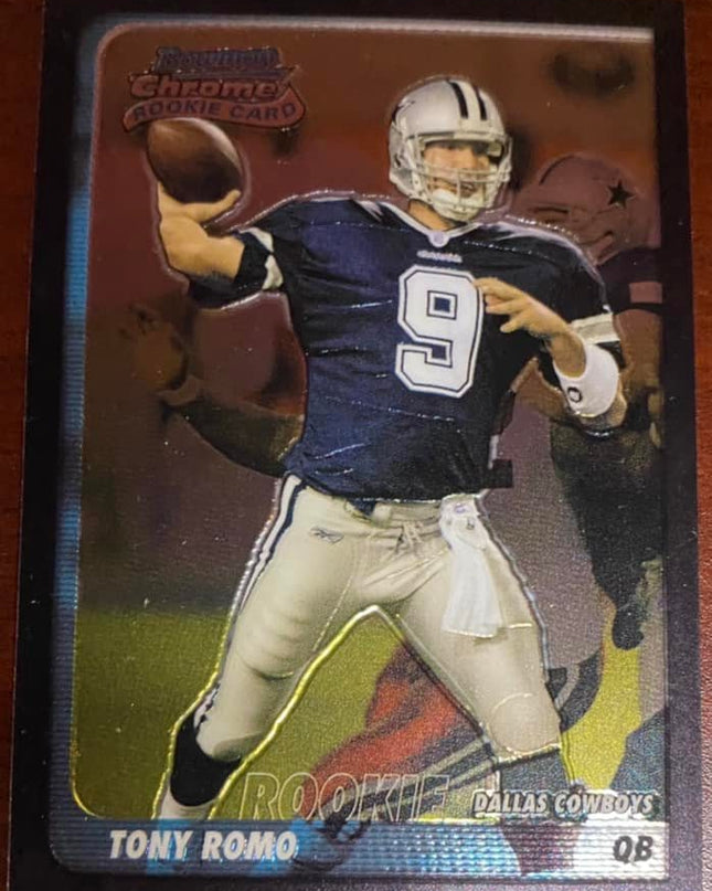 TONY ROMO - 2003 Bowman Chrome ROOKIE CARD RC CARD# 144 DALLAS COWBOYS