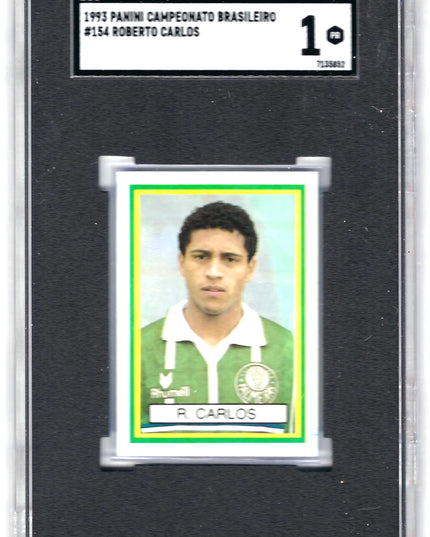 Roberto Carlos - 1993 Panini Campeonato Brasileiro #154 - SGC 1
