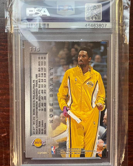KOBE BRYANT - 1999 METAL - PSA 9