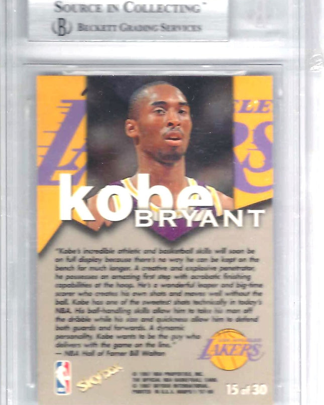 KOBE BRYANT - TALKIN HOOPS #15 - BECKETT 9