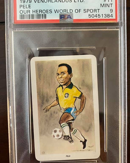 PELE 1979 VENORLANDUS #11 PSA 9 MINT