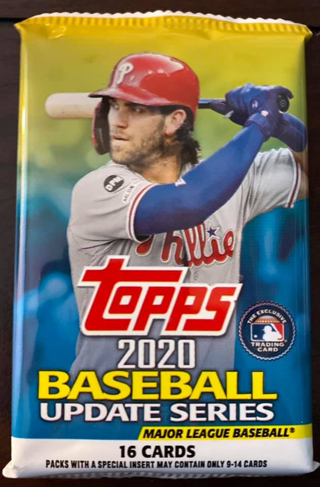 TOPS 2020 BASEBALL UPDATE SERIES - 16 CARD PACK