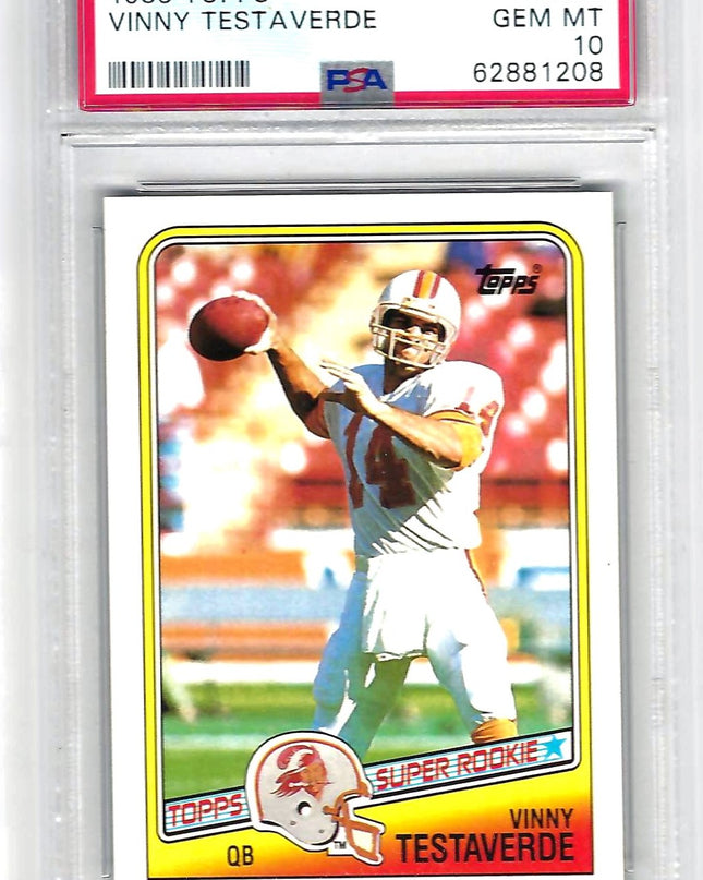 VINNY TESTAVERDE - 1988 TOPPS #352 SUPER ROOKIE - PSA 10