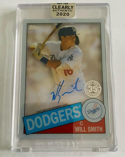 2020 Topps Clearly Authentic -Will Smith - Autograph TBA-WSM - Dodgers