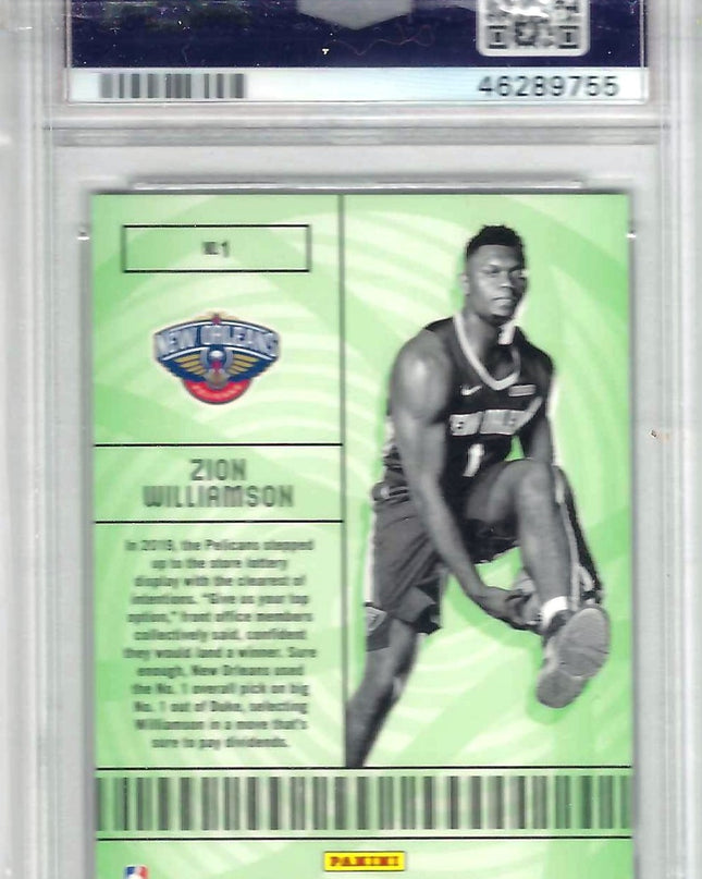 ZION WILLIAMSON - CONTENDERS #1 - LOTTERY TICKET - PSA 10